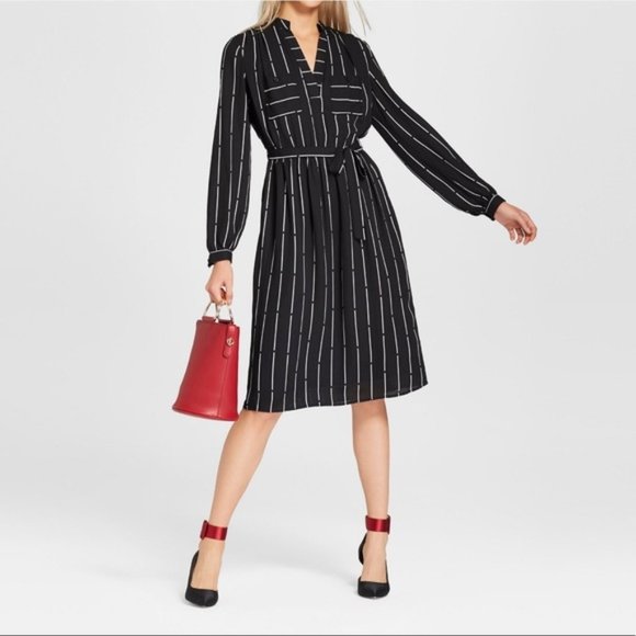 Who What Wear Dresses & Skirts - Who What Wear Striped Shirt Dress
